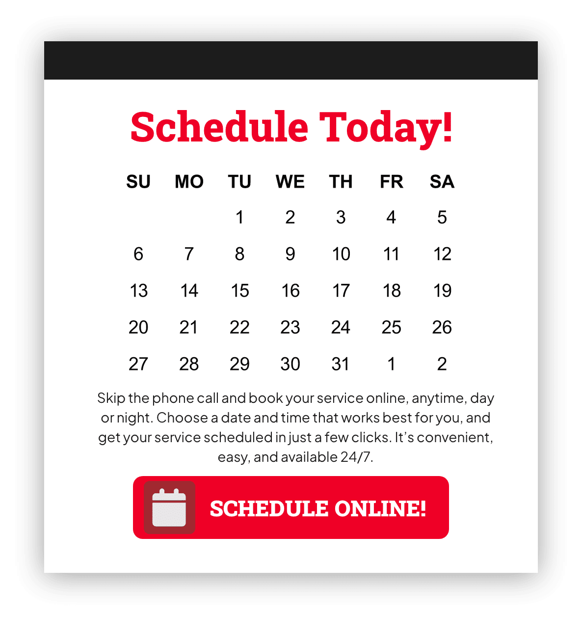 calendar widget image